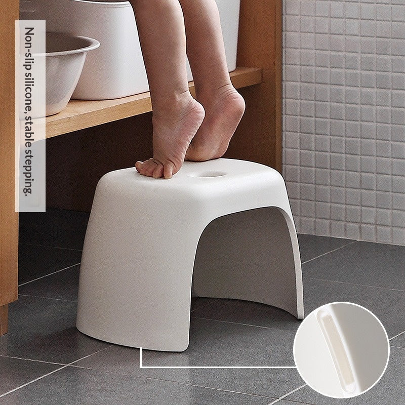 Thickened small stool, simple low stool, children, household plastic bench, small chair, shoe changing stool