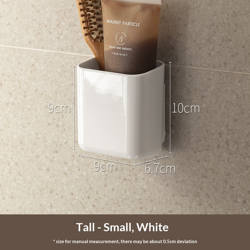 Toilet Shelf No Punching Bathroom Wash Desk Wall Storage Rack Wall Hanging Cosmetics Storage Box