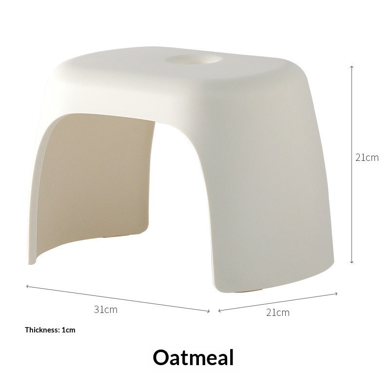 Thickened small stool, simple low stool, children, household plastic bench, small chair, shoe changing stool