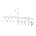 Household hanging hats, storage artifacts, clothes drying, hanging shelves, hooks, wardrobe finishing without traces, multi-clip hangers