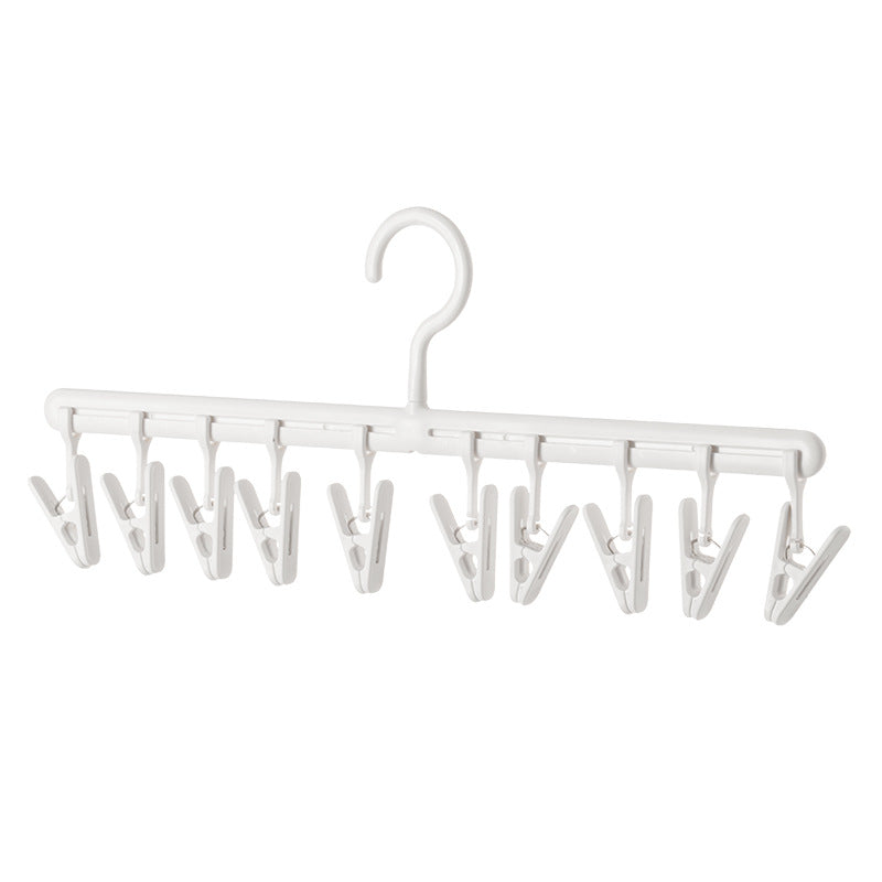 Household hanging hats, storage artifacts, clothes drying, hanging shelves, hooks, wardrobe finishing without traces, multi-clip hangers