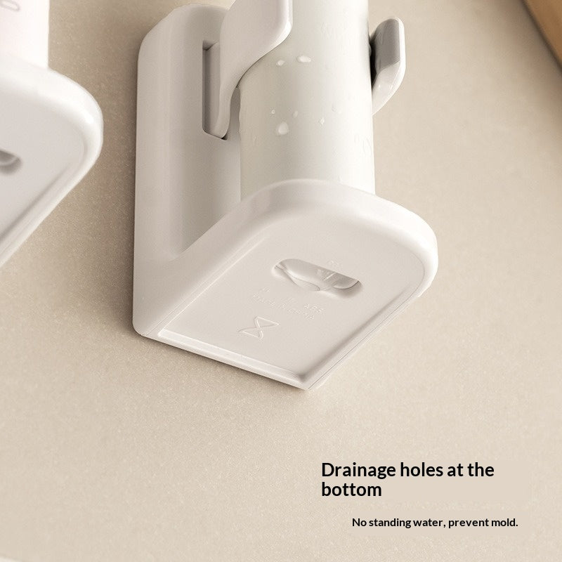 Electric Toothbrush Holder Shelf Toilet No Punching Wall Mounted Toothbrush Storage Holder Tooth Storage Holder