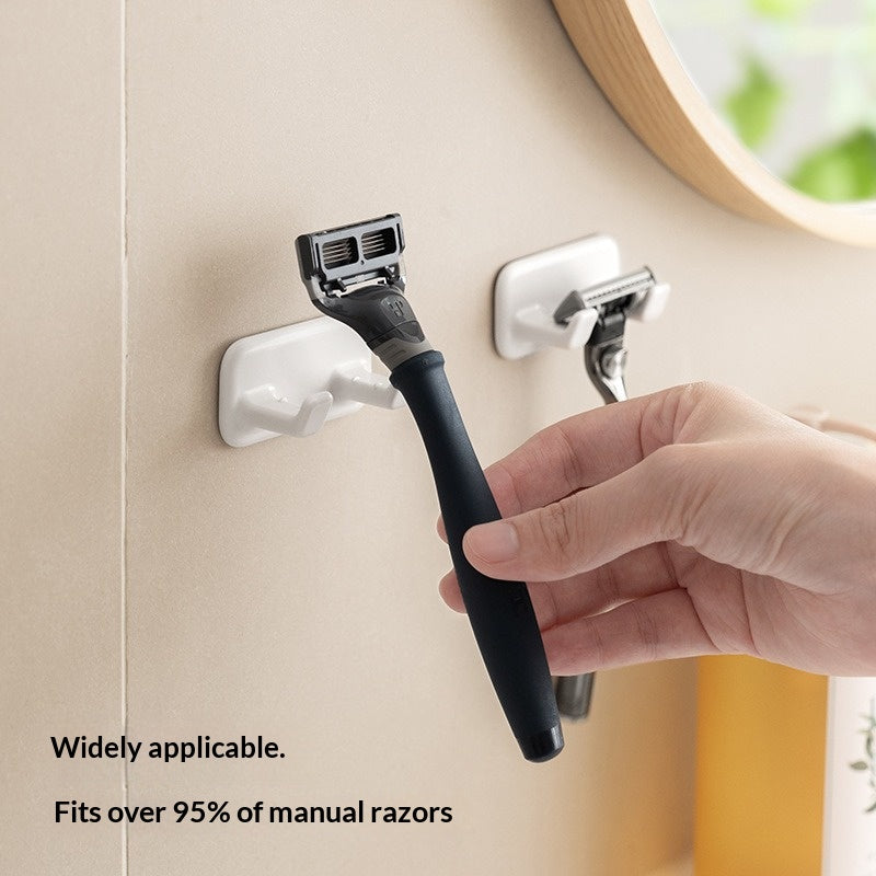 Razor bracket No punching hanger Electric razor storage rack Bathroom razor rack