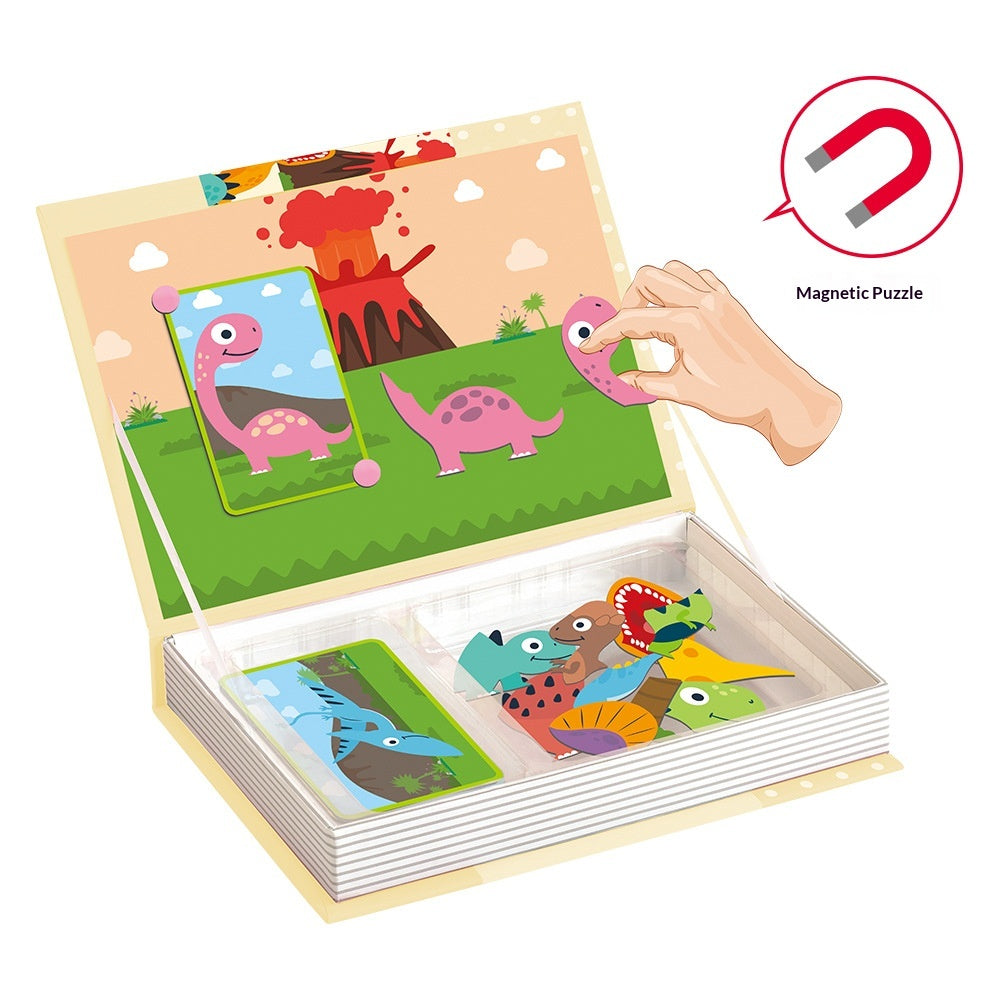 [DIY Educational Magnetic Puzzle Book ],Infant and Toddler Magnetic Stickers,Early education toys and gifts